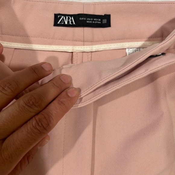 ZARA Wide Leg Crop Pants - Picture 2 of 7
